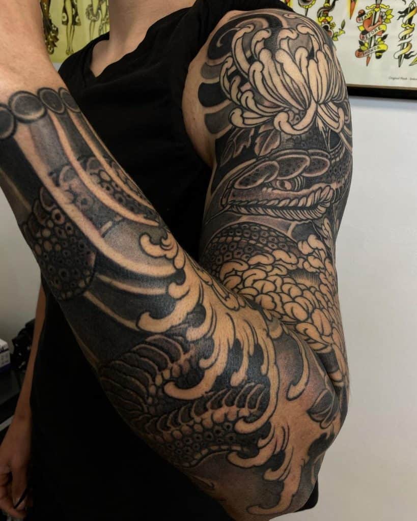 Tatuaje tradicional japonés