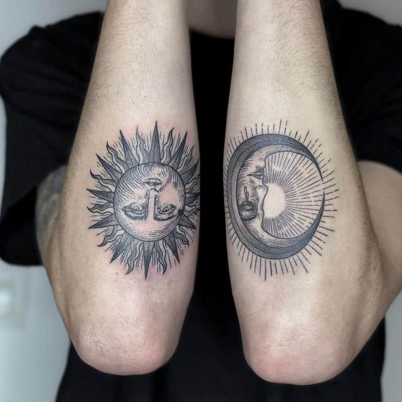 tatuajes luna y sol 3