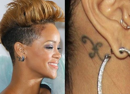 Rihanna Tatuajes Piscis