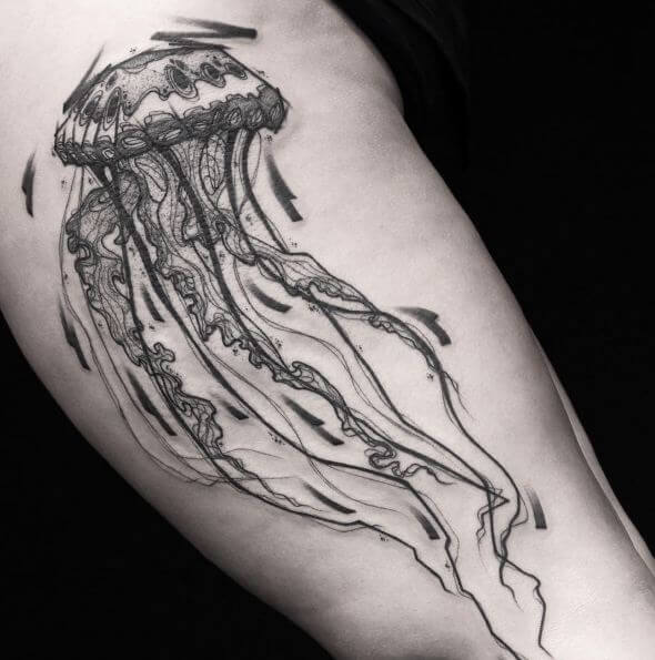 Tatuajes De Medusas Negras
