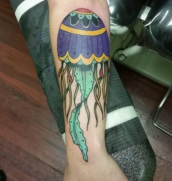 Impresionantes tatuajes de medusas
