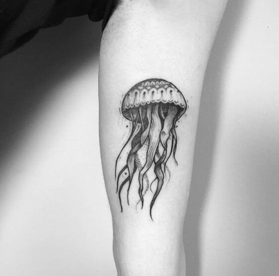 Maravillosos tatuajes de medusas