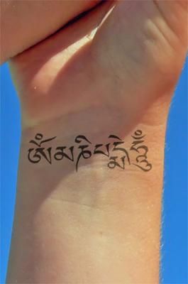 Tatuaje Om Mani Padme Hum 9