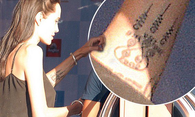 Tatuaje Budista Remolinos Angelina Jolie