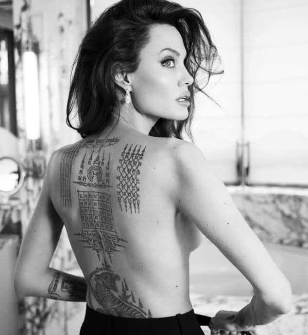 Yant Hate Angelina Jolie Tatuaje