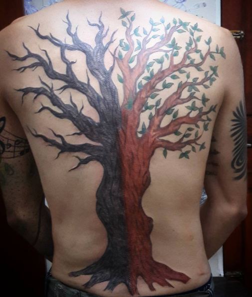 Tatuajes En La Espalda