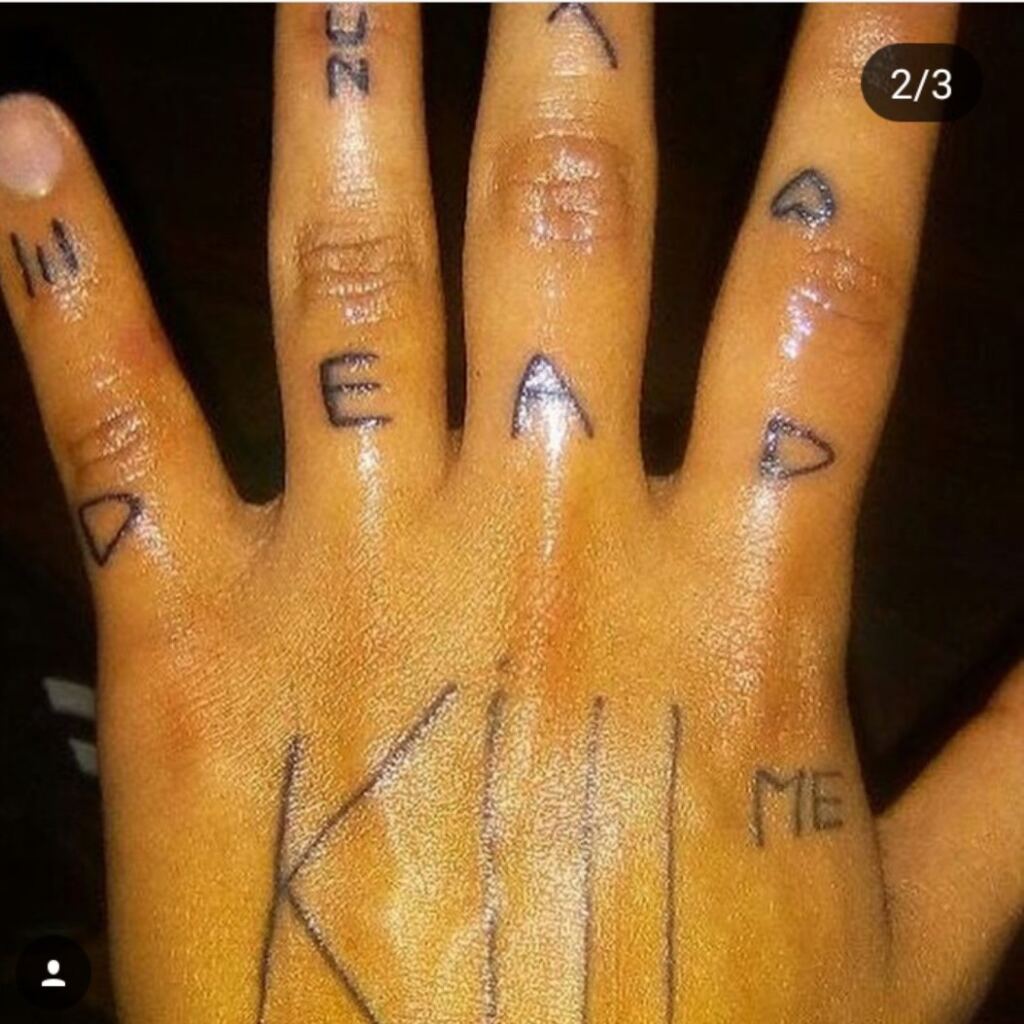 XXXTentacion Tatuaje Emo