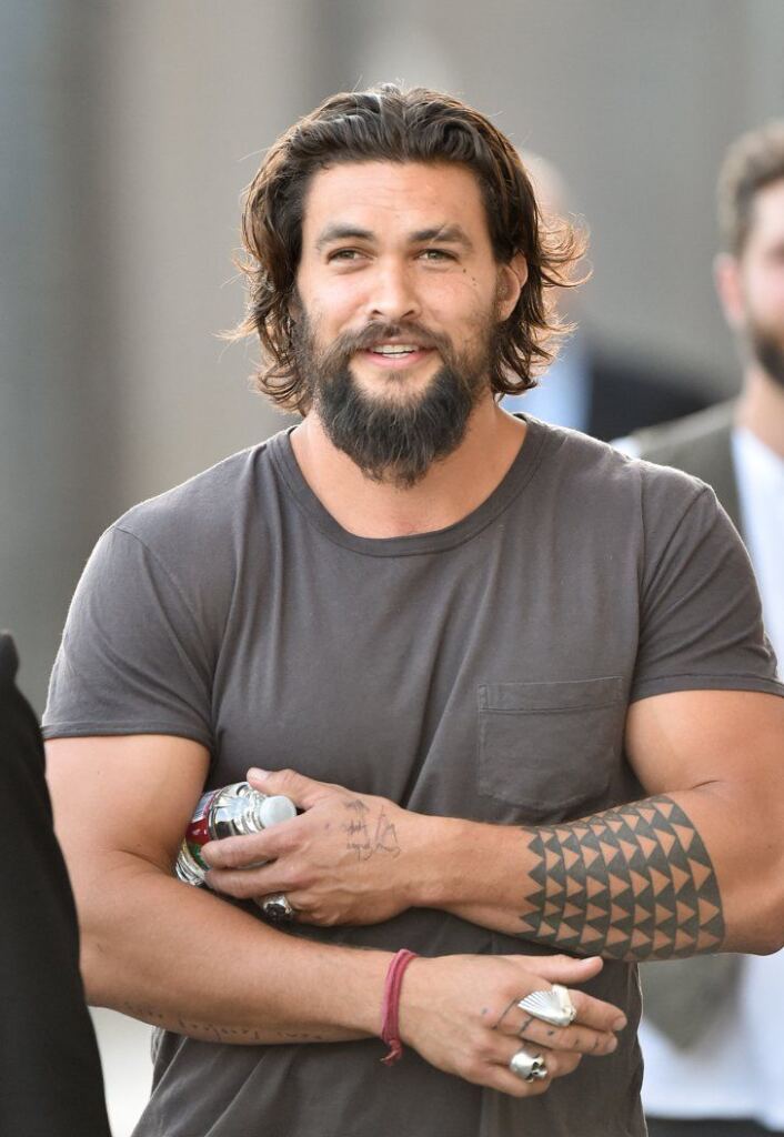 Jason Momoa Line Tattoo