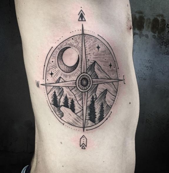 Tatuaje de luna en el cuerpo 6