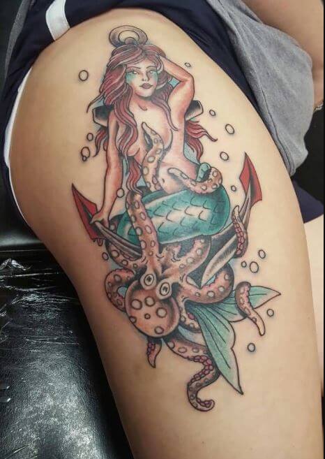 Tatuajes De Sirenas Y Pulpos