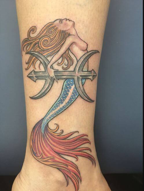 Tatuajes De Sirenas Piscis