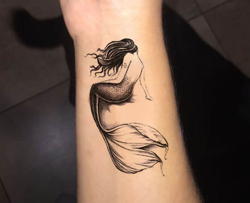 Tatuajes Temporales De Sirena