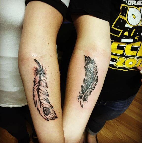 Tatuajes De Plumas Para Amigos