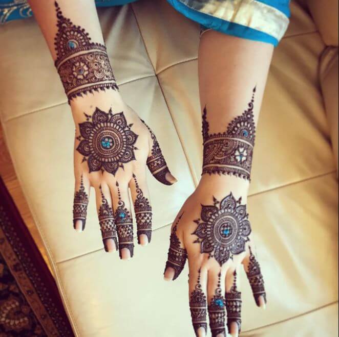 Diseños nupciales de Mehndi 2019