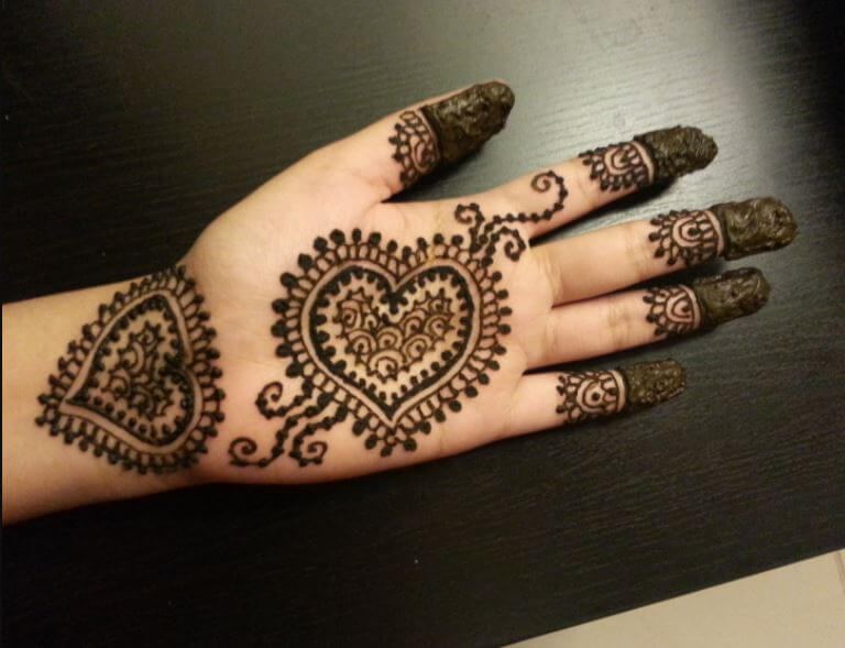 Diseños fáciles de Mehndi para manos