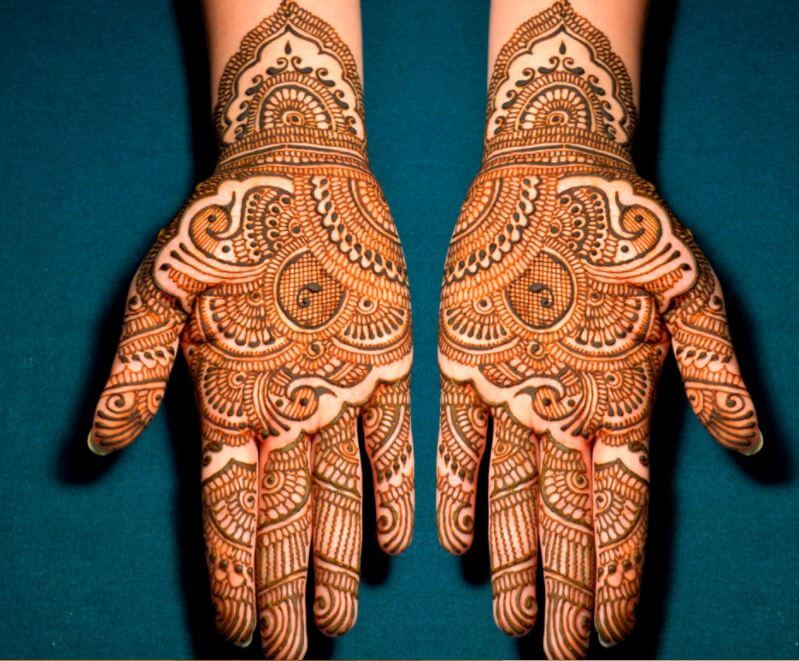 Diseños indios de Mehndi