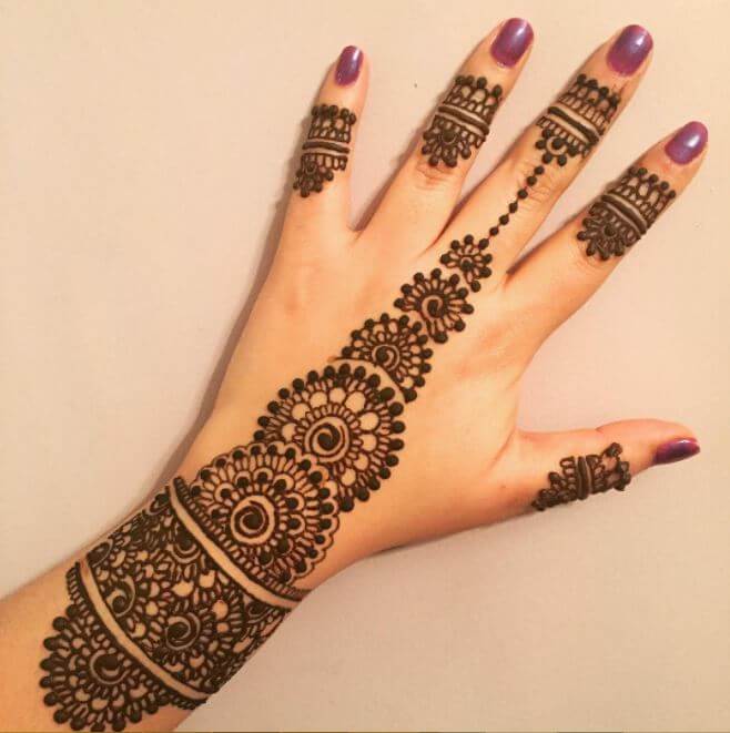 Últimos diseños de Mehndi para niñas