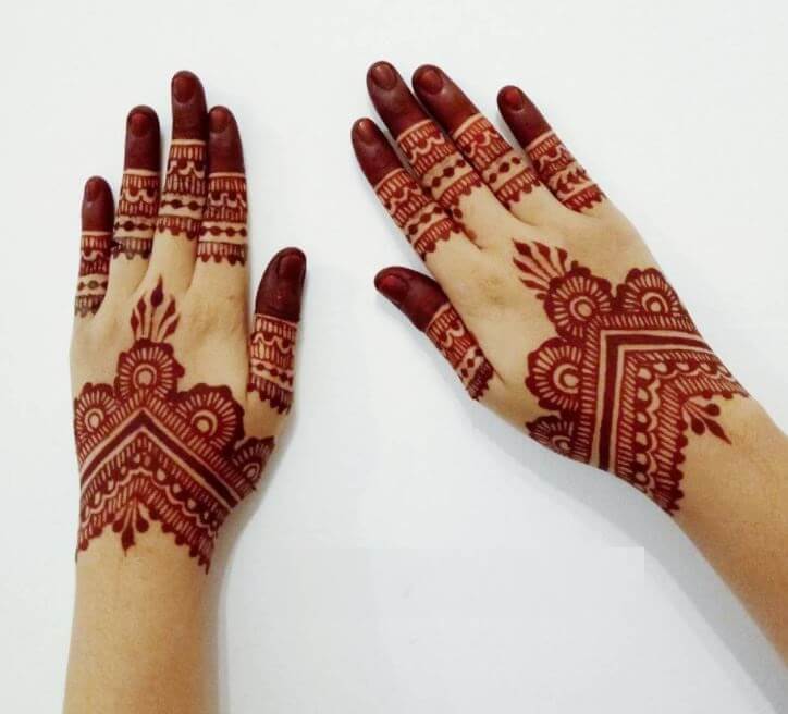 Diseños de Mehndi para novia