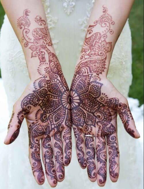 Diseños Mehndi para manos estilo árabe 2019