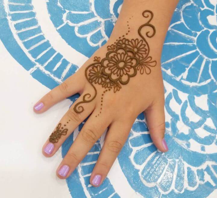 Mehndi diseña imágenes para niños