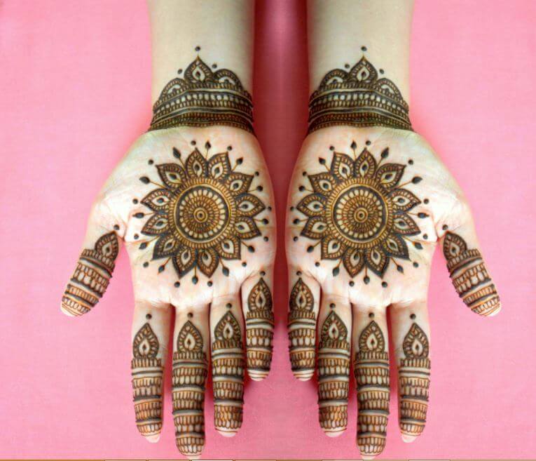 Diseños Rajasthani Mehndi