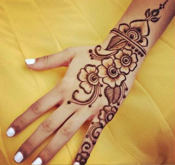 Diseños simples de Mehndi