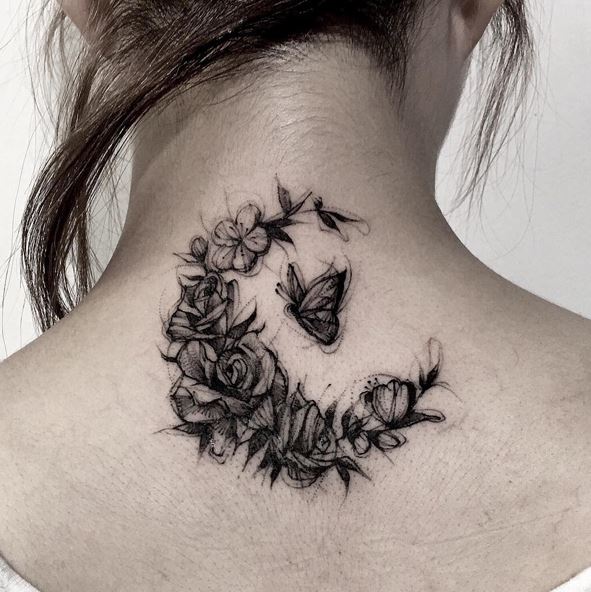 Tatuajes De Flores Y Mariposas