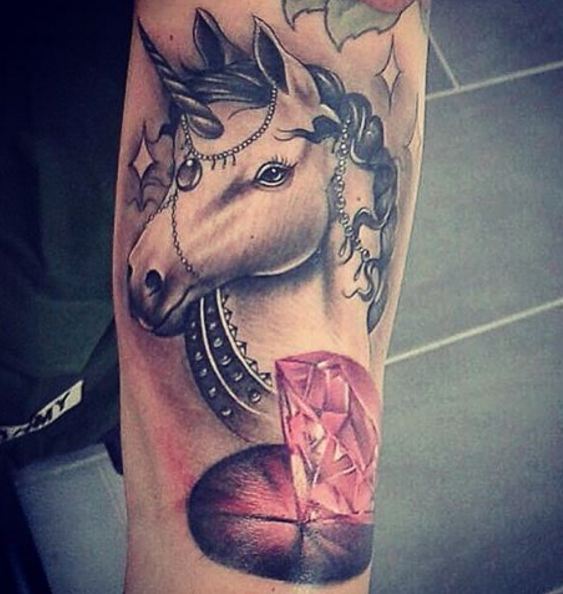 Tatuaje De Unicornio Para Niñas