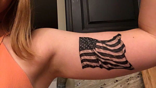 6160916 Tatuajes de la bandera americana