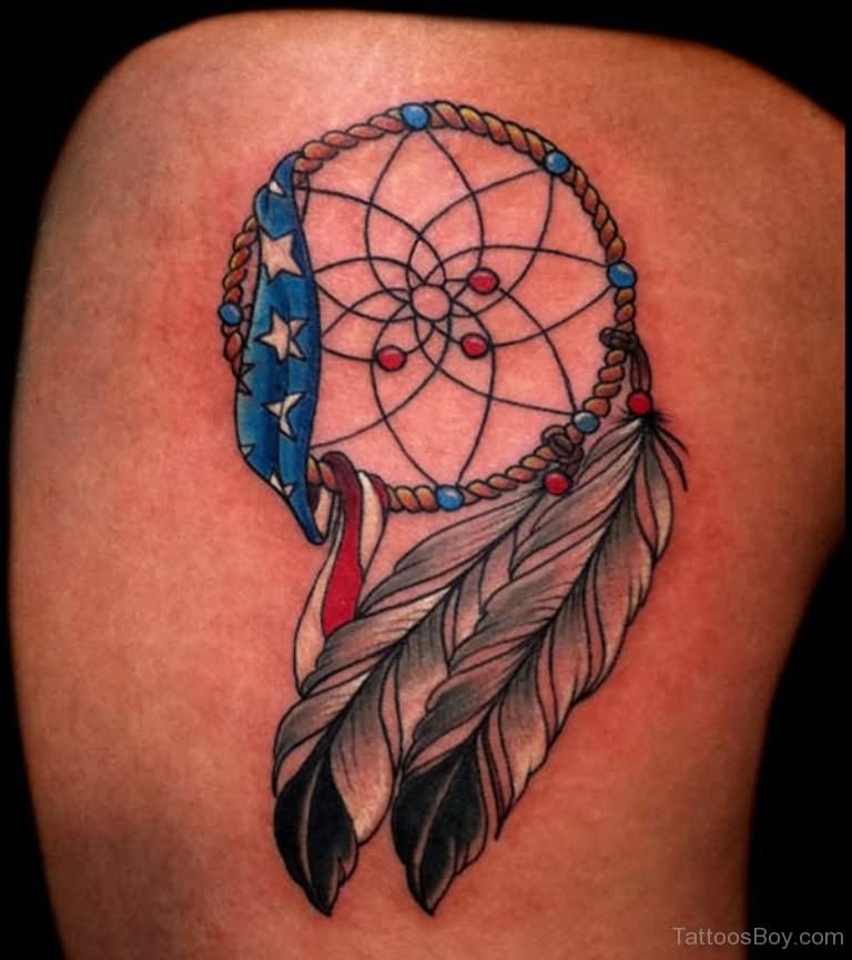 Tatuaje De Atrapasueños Americano