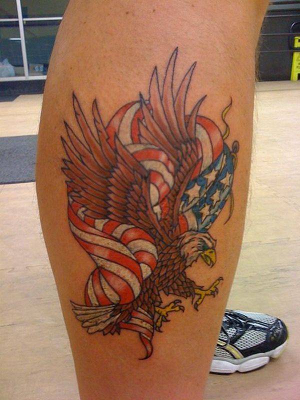 26160916 Tatuajes de la bandera americana
