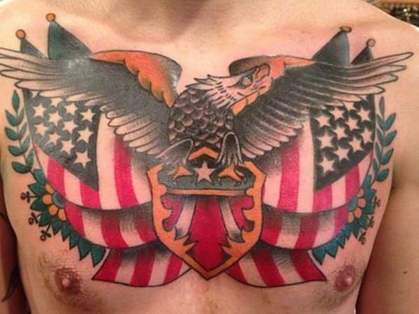 20160916 Tatuajes de la bandera americana