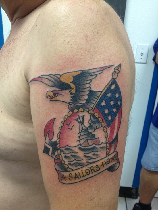 Tatuaje de la bandera americana 24