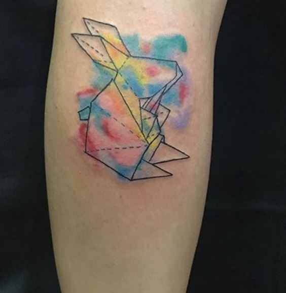 Tatuaje De Origami 10