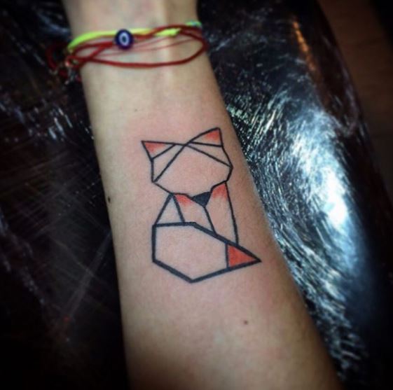 Tatuaje De Origami 14