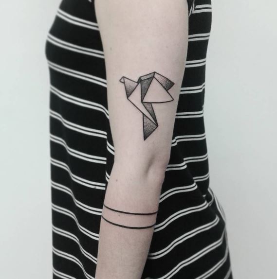 Tatuaje De Origami 17