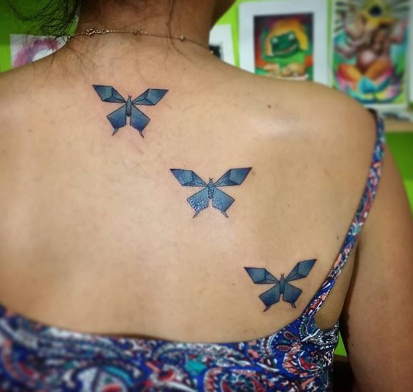 Tatuaje De Origami 24