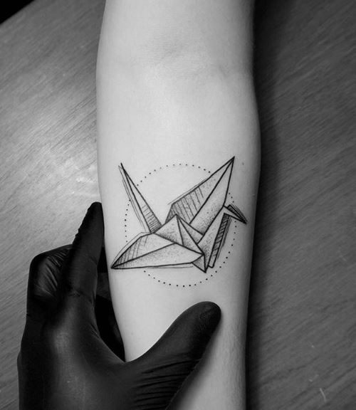 Tatuaje De Origami 20