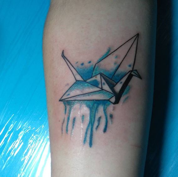 Tatuaje De Origami 19