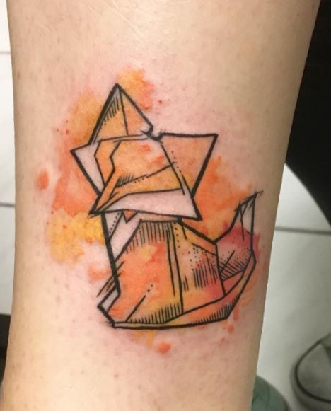 Tatuaje De Origami 28