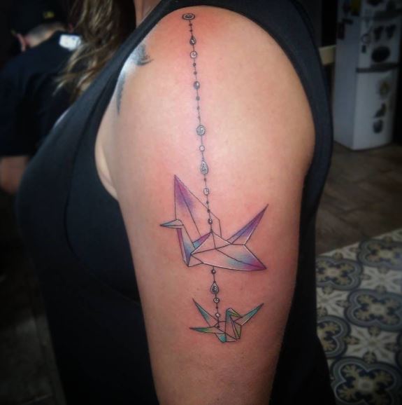 Tatuaje De Origami 35