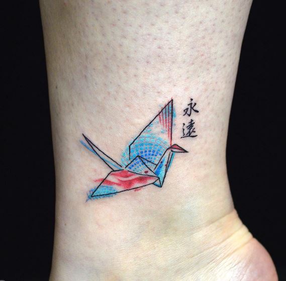 Tatuaje De Origami 37