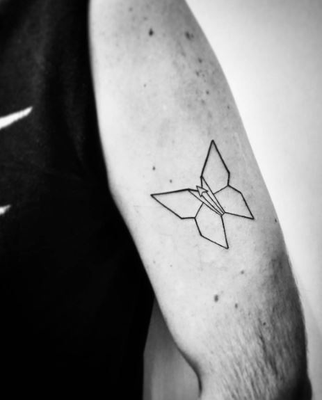 Tatuaje De Origami 41
