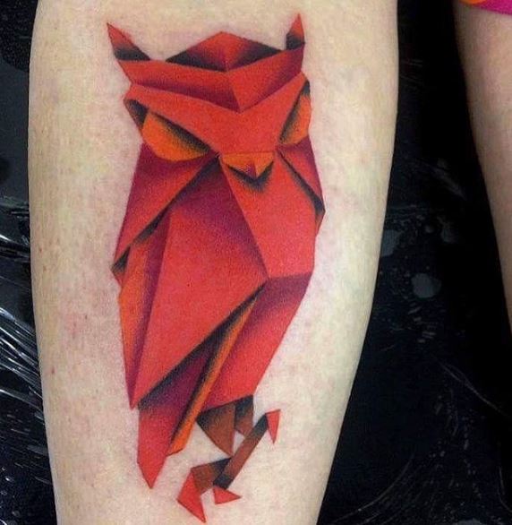 Tatuaje De Origami 38