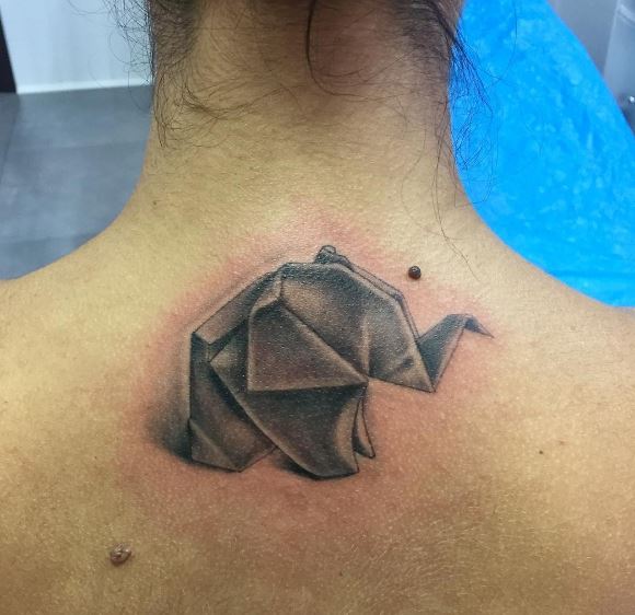 Tatuaje De Origami 44
