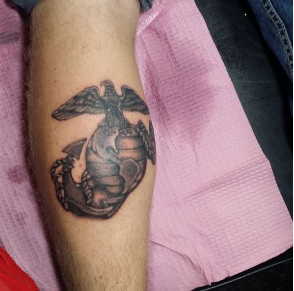 Ideas de tatuajes de águila del cuerpo de marines