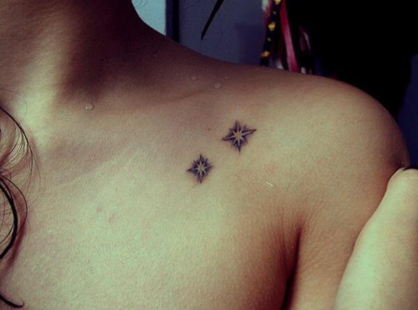 Pequeños Tatuajes De Estrellas
