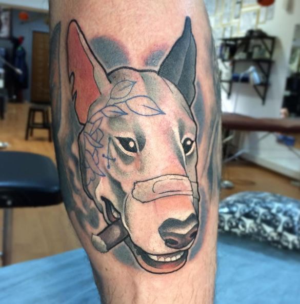 Impresionante diseño e ideas de tatuajes de perros