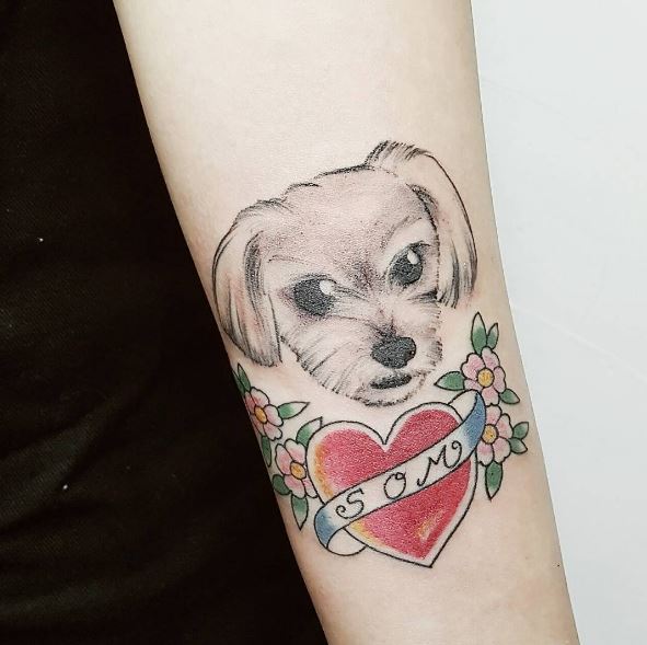 El mejor diseño e ideas de tatuajes para perros