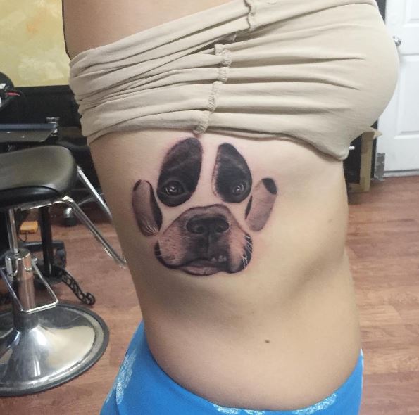 Diseño de tatuajes de perros para mujeres